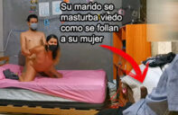 se masturba viendo como se follan a su novia