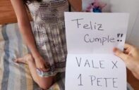 una mamada por su cumpleaños