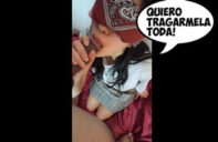 chupa polla con ojos vendados