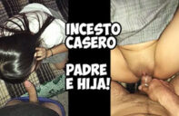 folla a su hija cuando regresa del colegio
