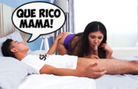 le echa afrodisiaco a su madre y se la folla