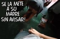 se folla a su madre cuando se la encuentra plantando flores